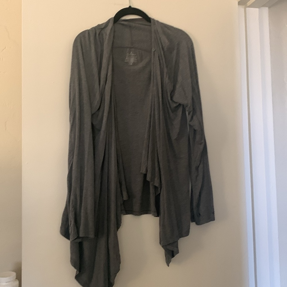 Cuddl Duds Softwear with Stretch Cardigan/Shawl L/XL EUC